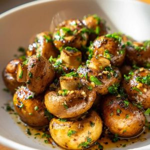 Mushroom Ghee Roast Garlic