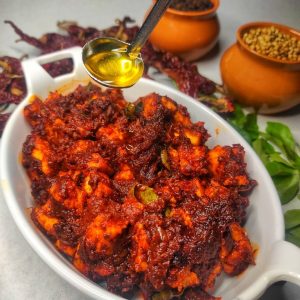 Paneer Ghee Roast Garlic